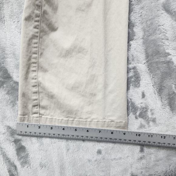 Dockers Pants Womens 4 Beige Khaki Favorite Fit Jaelynn Mid Rise Trouser Leg - Picture 10 of 11